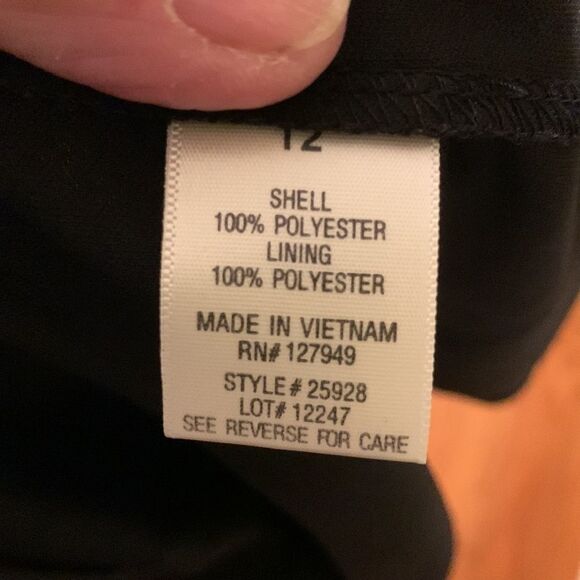 Emma & Michelle size 12 sleeveless belted floral lined dress - Picture 9 of 11